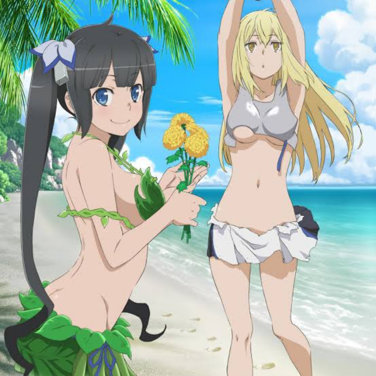 Cover lagu Aiz Wallenstein (CV∶ Saori Oonishi) - Tropica Vacation [Theme Song Dungeon ni Deai wo Motomeru no wa Machigatteiru Darou ka II OVA] di Wallkpop