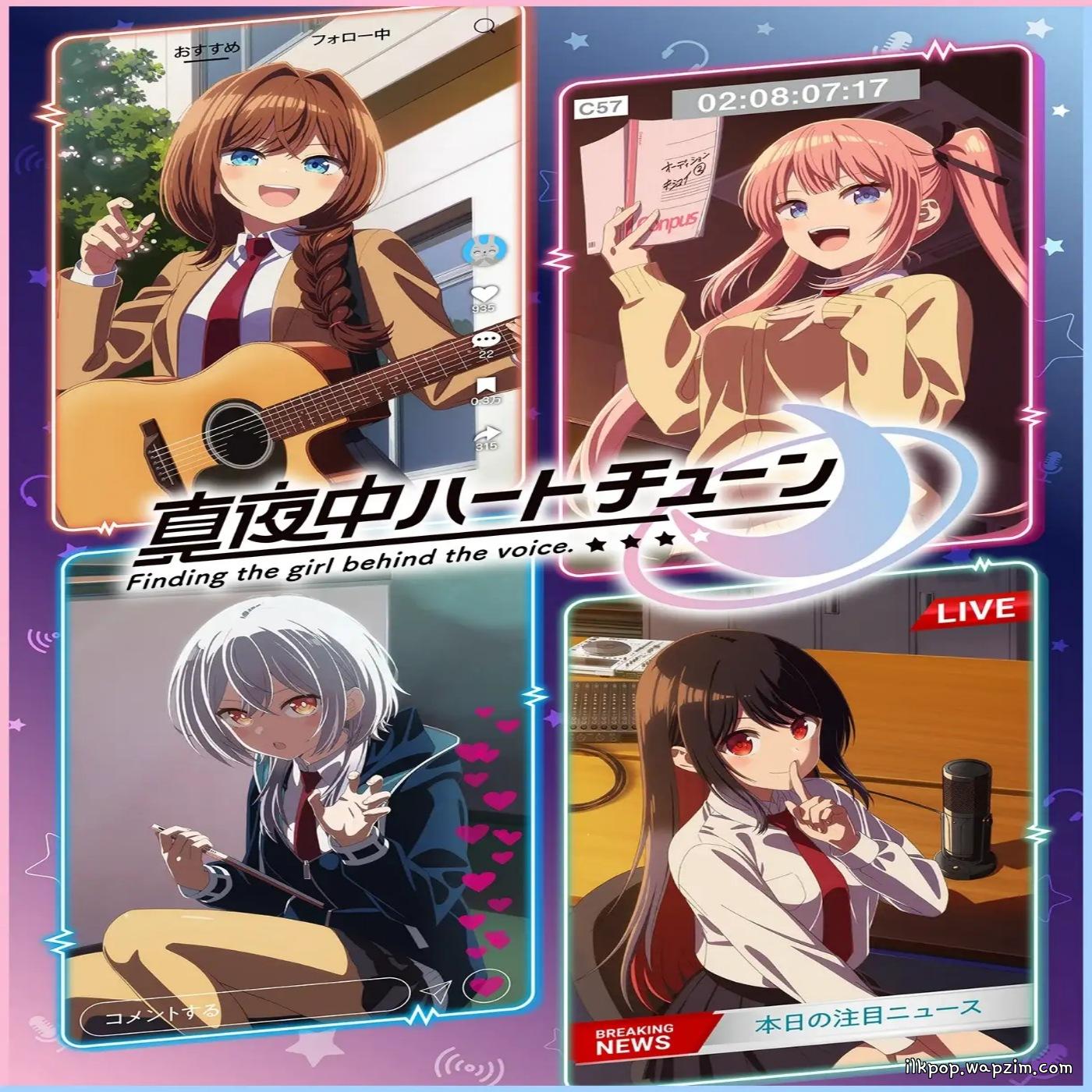 Cover lagu Hoshimachi Suisei - Tsuki ni Mukatte Ute [Opening Mayonaka Heart Tune] di Wallkpop