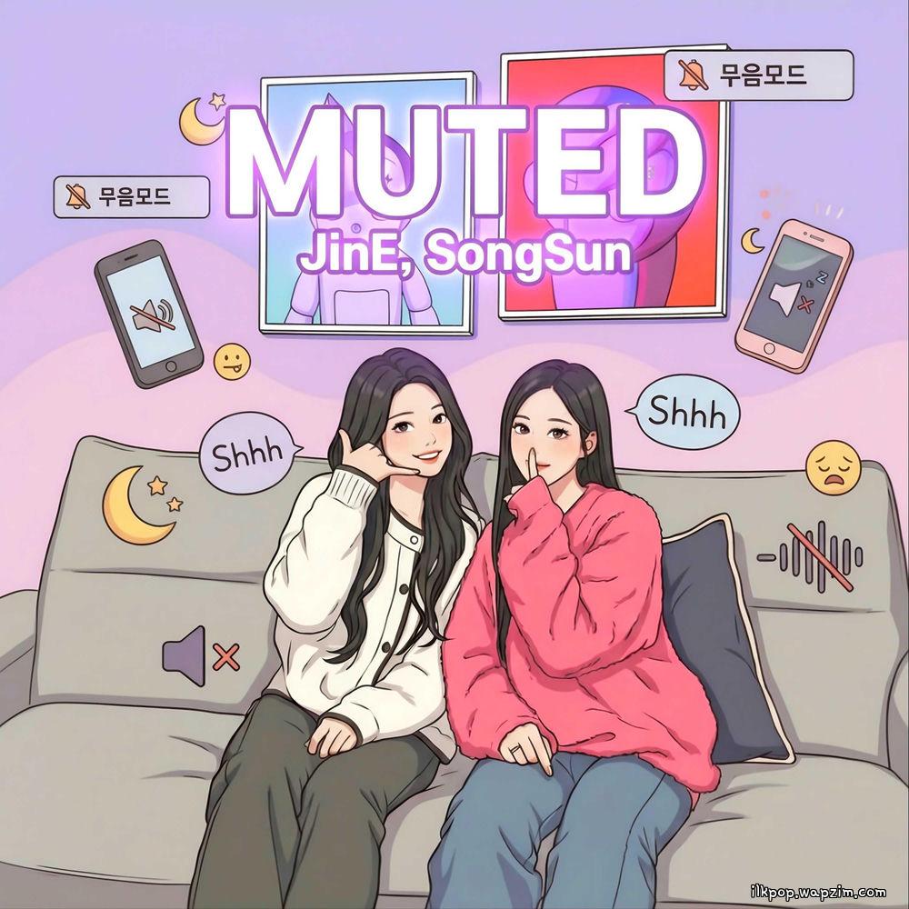 Cover lagu Lee JinE & SongSun - Muted (무음 모드) di Wallkpop