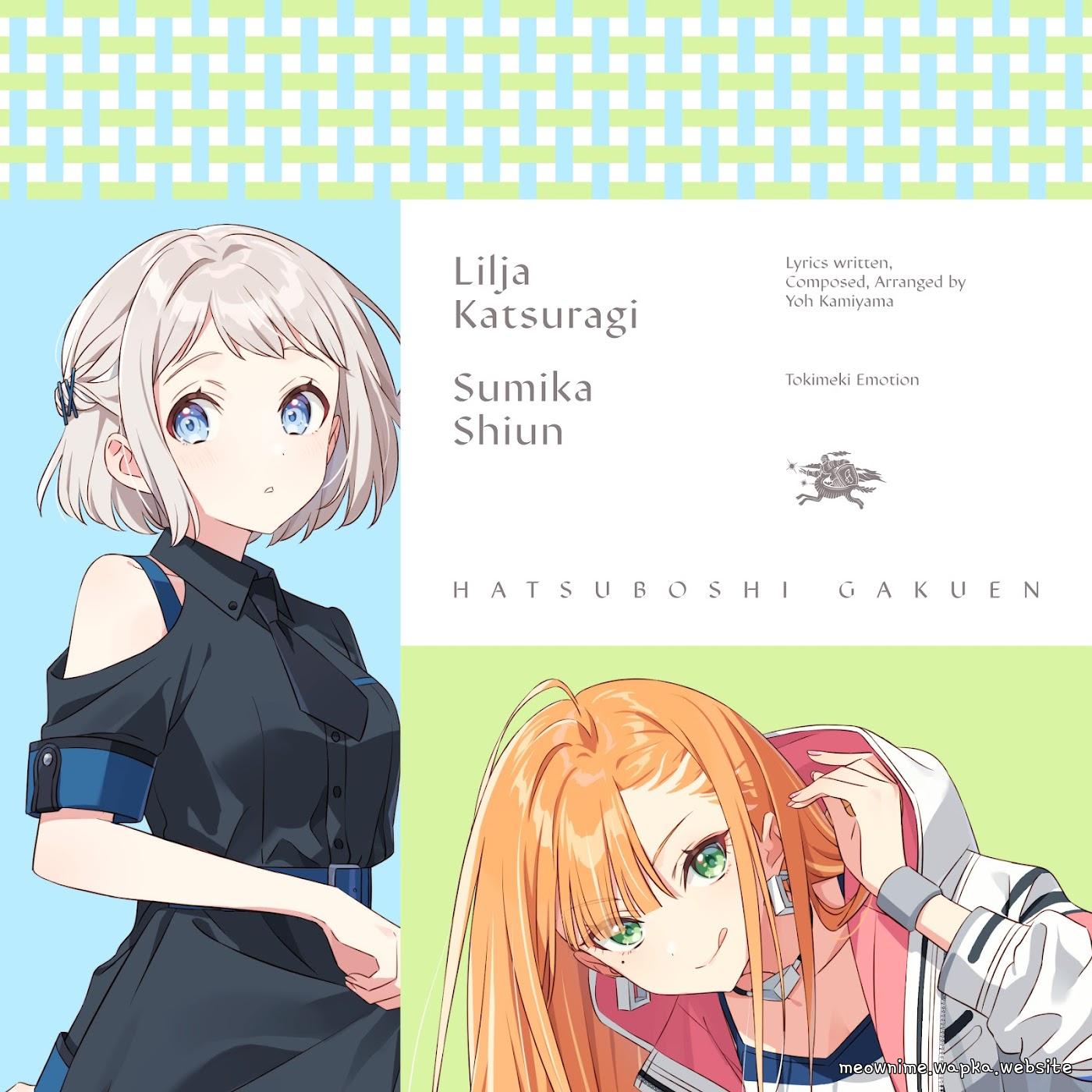 Cover lagu Lilja Katsuragi (CV: Kana Hanaiwa), Sumika Shiun (CV: Miya Minato) - Tokimeki Emotion [Theme Song Gakuen IDOLM@STER] di Wallkpop