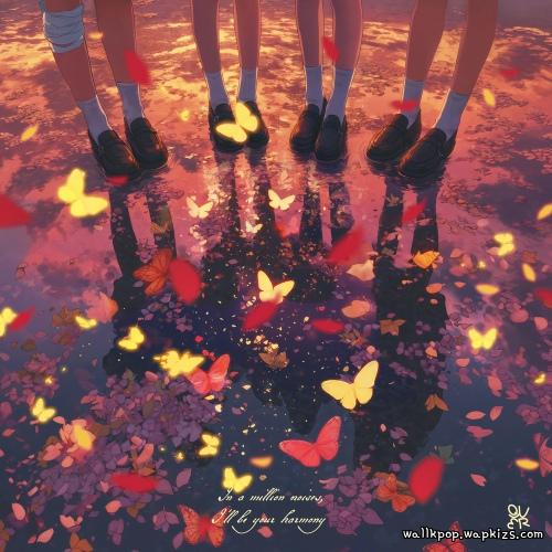 Cover lagu QWER - Yours Sincerely di Wallkpop