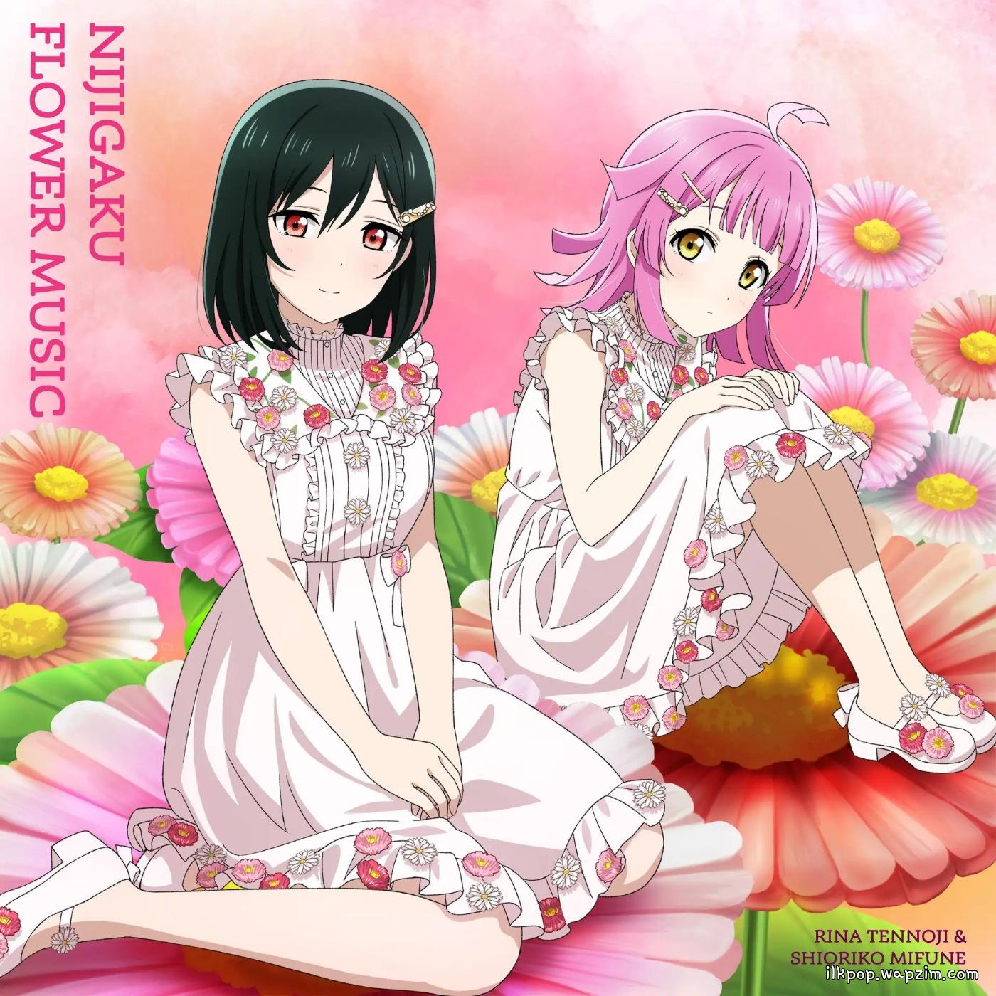 Cover lagu Rina Tennouji (CV: Chiemi Tanaka), Shioriko Mifune (CV: Moeka Koizumi) - VIVA! [Theme Song NIJIGAKU FLOWER MUSIC] di Wallkpop