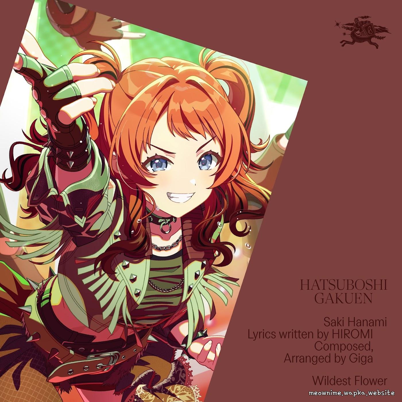 Cover lagu Saki Hanami (CV: Aoi Nagatsuki) - Wildest Flower [Theme Song Gakuen IDOLM@STER] di Wallkpop