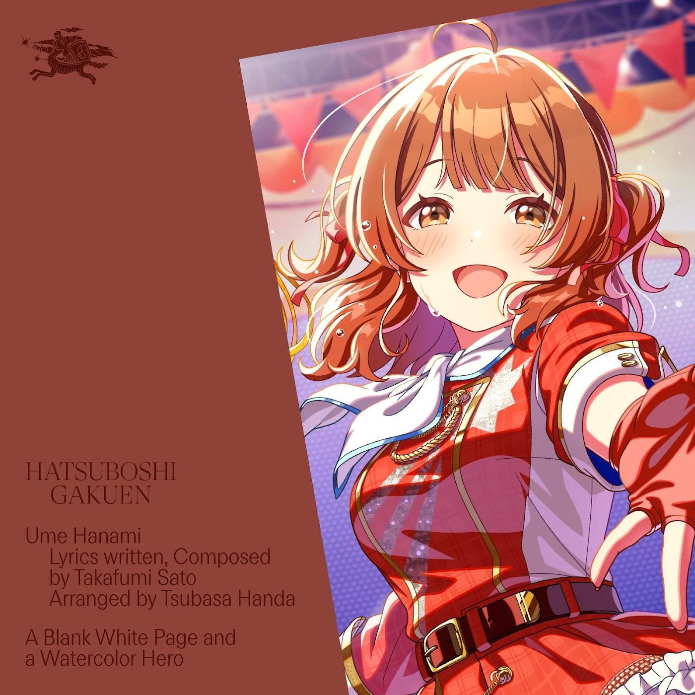 Cover lagu Ume Hanami (CV: Ayane Matsuda) - A Blank White Page and a Watercolor Hero [Theme Song Gakuen IDOLM@STER] di Wallkpop