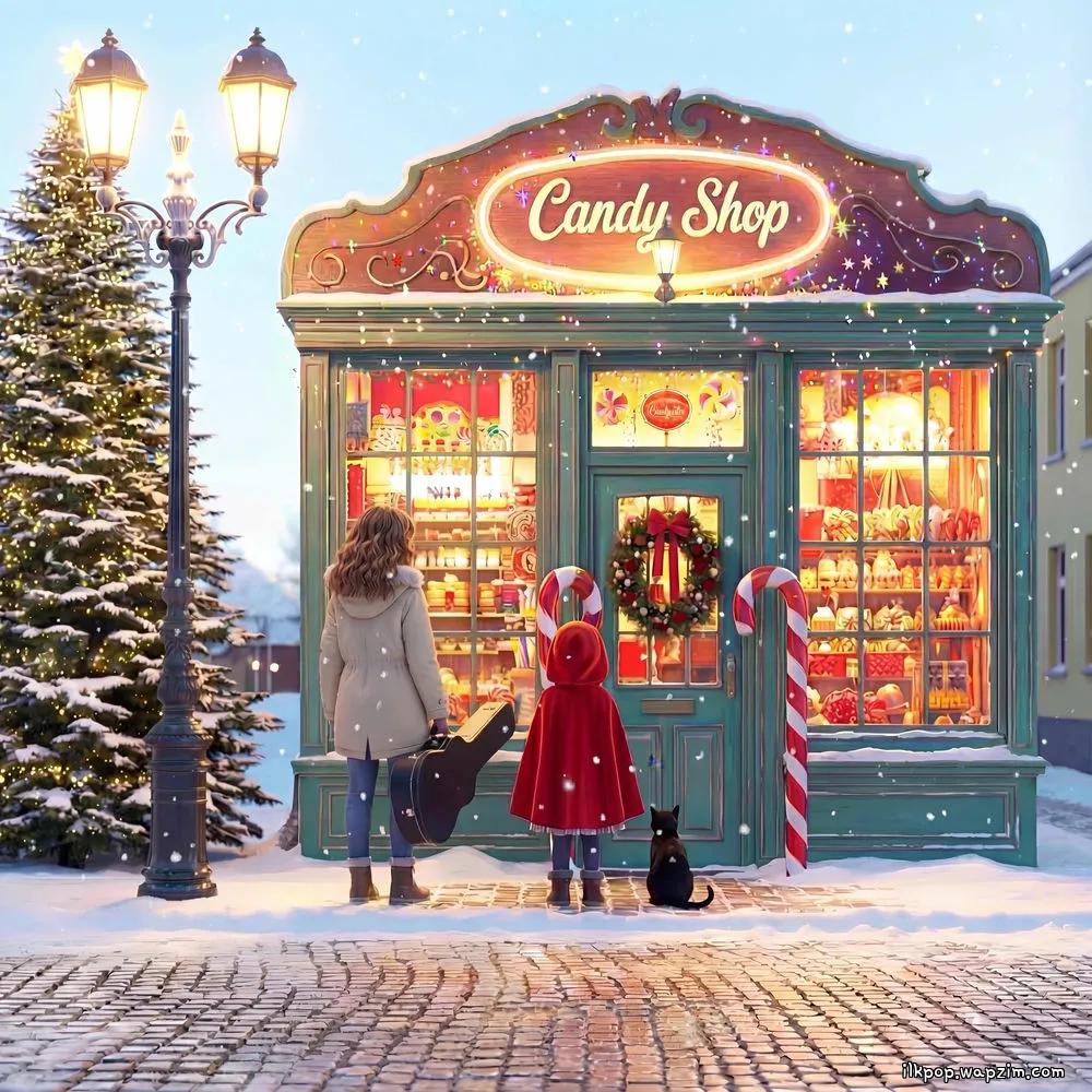 Cover lagu Yaeyung. Kang & Rums & 이엘리 - 산타가 와 (Santa is Coming) di Wallkpop