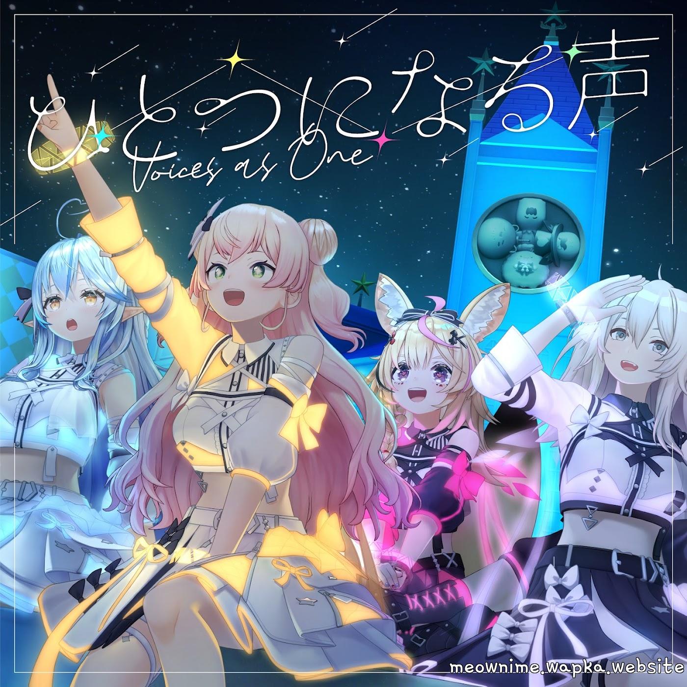 Cover lagu Yukihana Lamy, Momosuzu Nene, Shishiro Botan, Omaru Polka - Hitotsu ni Naru Koe [Theme Song hololive IDOL PROJECT] di Wallkpop